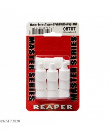 Master Series Tapered Paint Caps (12) (White)