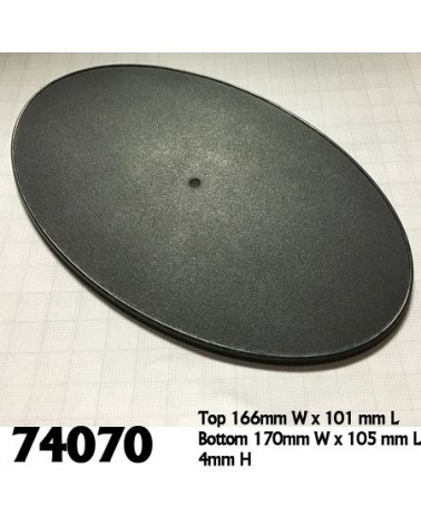 170mm x 105mm Oval Gaming Base (4)