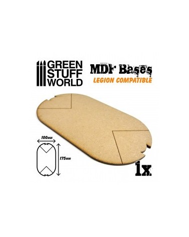 MDF Bases - Oval Pill 100x175 mm (Legion)