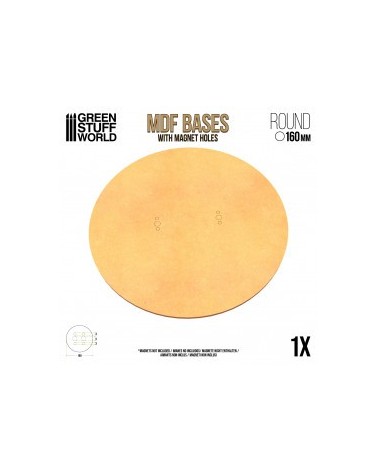 MDF Bases - Round 160mm