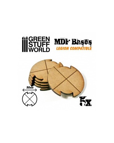 MDF Bases - Round 50 mm (Legion)