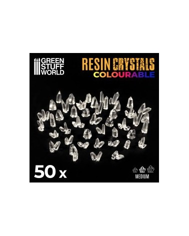 CLEAR Resin Crystals - Medium