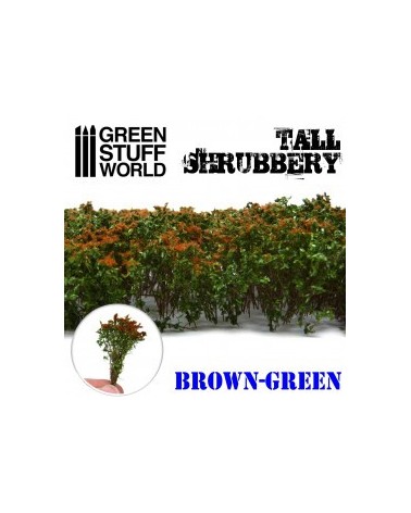 Tall Shrubbery - Brown Green