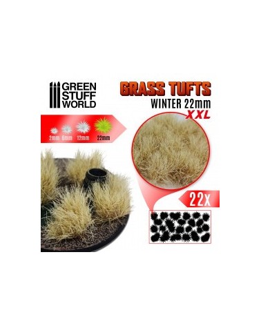 Grass TUFTS XXL - 22mm self-adhesive - WINTER