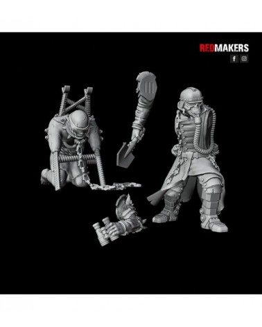 Renegade Division Heavy Support Team With Lascannon