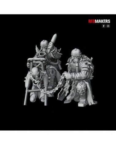 Renegade Division Heavy Support Squad With Mortar (3U)