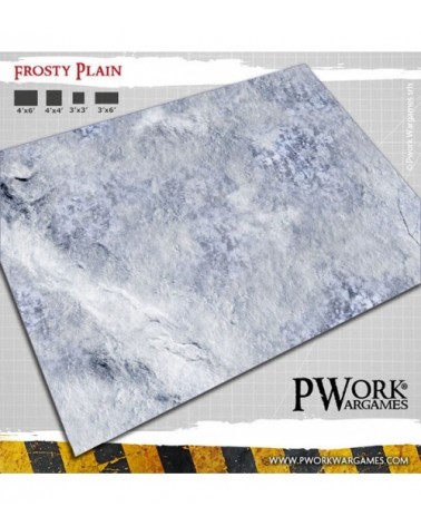 Frosty Plain - Wargames Terrain Mat