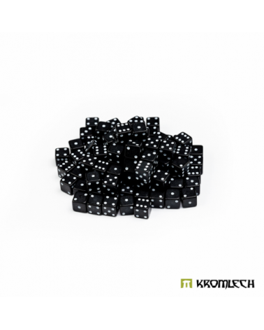 Mini Battle Dice 100 Black 7mm