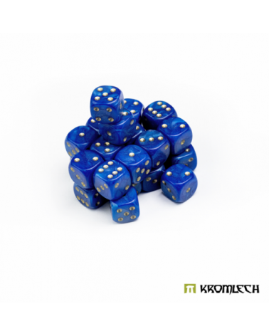 Pearl Battle Dice 25 Legion Ultramarine Blue 12mm