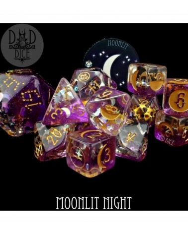 Moonlit Night - 12 Dice Set