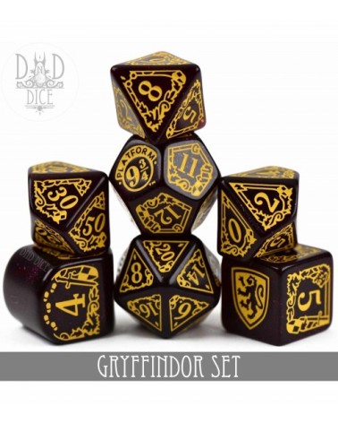 Harry Potter Gryffindor Dice Set