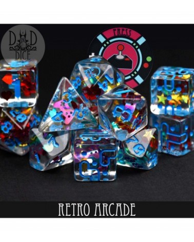 Retro Arcade - 11 Dice Set