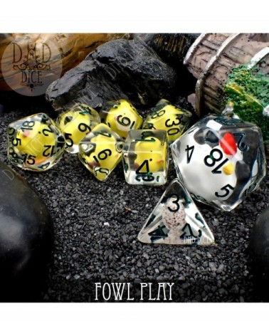 Fowl Play - 8 Dice Set