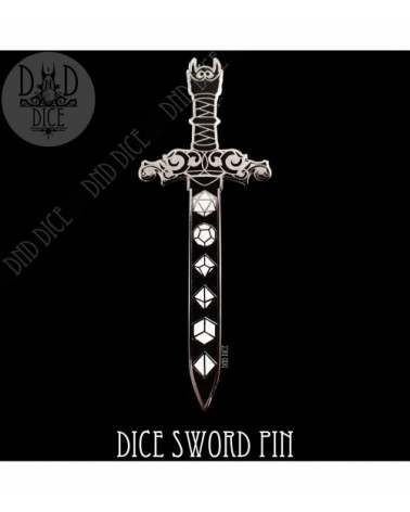 Dice Sword Pin