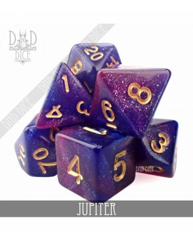 Jupiter Galaxy Dice Set