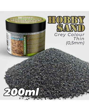 Thin Hobby Sand - Dark Grey 200ml