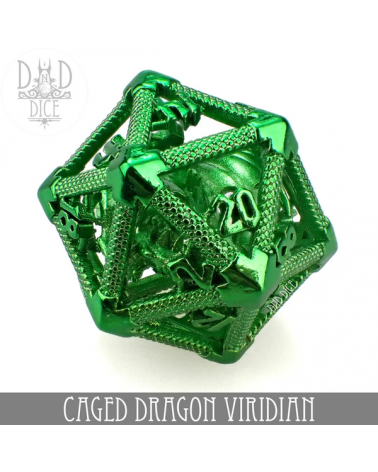 Caged Dragon D20 - 6 Colors