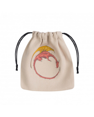 Dice bag Dragon Beige