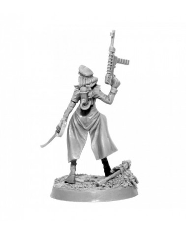 Imperial Female Commissar With Laser Pistol