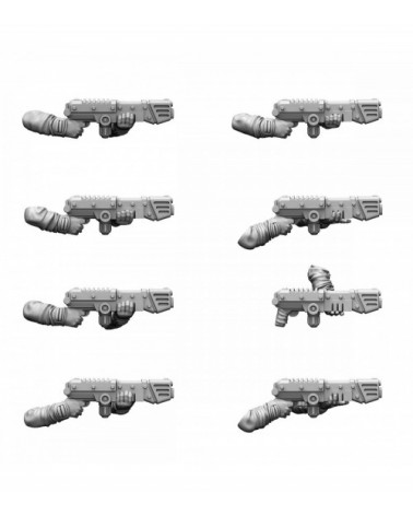 Desert Raiders Infantry Plasma Gun Set (8U)