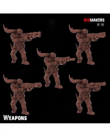 Desert Raiders Infantry Plasma Gun Set (8U)