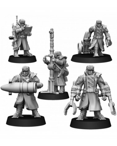 Ice Warriors Earthshaker Cannon Crew (5U)