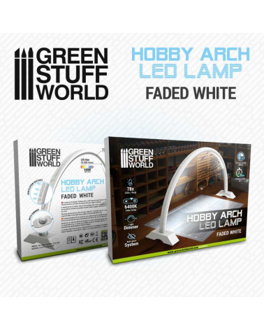 Hobby Arch LED Lamp - Faded White