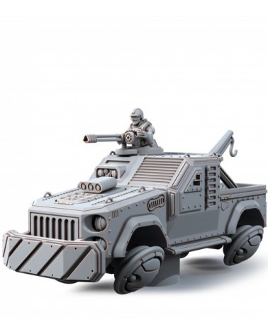 Minotaur Human Jeep Truck Accell Union