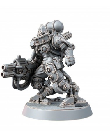 Mechanic Adept Battle Servitor With Heavy Melting Gun (Lm)