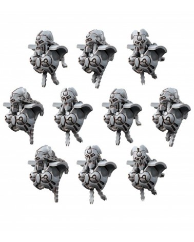 Necrocyborg Female Warriors Conversion Set (10U)