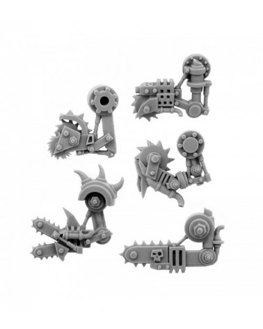 Ork Cyborg Conversion Bits Bionic Buzzsaw Arm (5U) (Left)