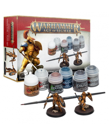 Stormcast Eternals Vindictors + Paints Set