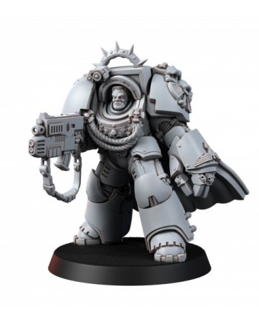 Imperial Exolothreftis Captain With Power Fist