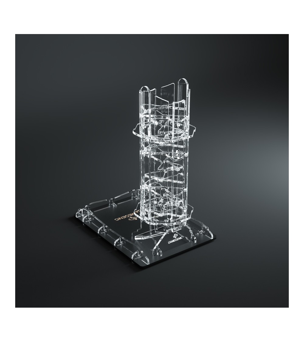 Tour à dés / Dice Tower CRYSTAL TWISTER - Gamegenic