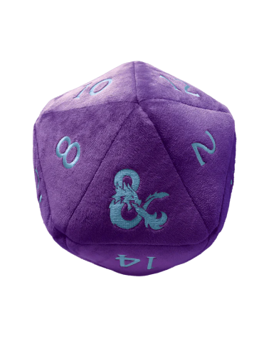 Dés D20 en peluche géant REALMSPACE D20 JUMBO PLUSH FOR DUNGEONS & DRAGONS