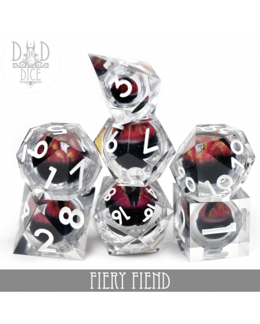 Set de dés Fiery Fiend - Liquid Core