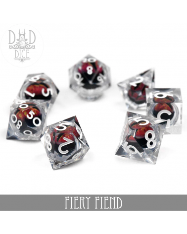 Set de dés Fiery Fiend - Liquid Core