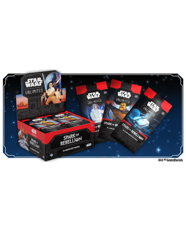 Spark of Rebellion Booster Display (ENG) - Star Wars Unlimited