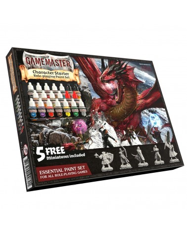 Set de peinture pour personnages de JDR Character Starter Paint Set - Army Painter