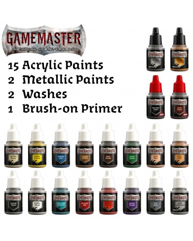 Set de peinture pour personnages de JDR Character Starter Paint Set - Army Painter