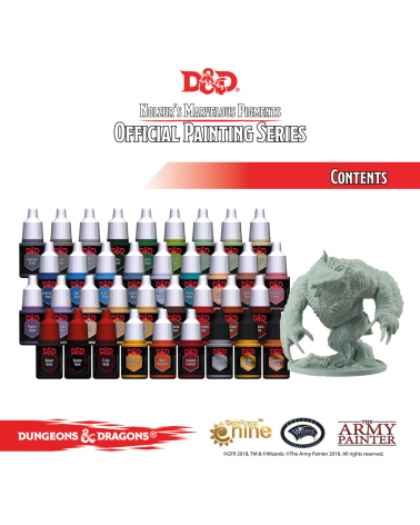 Set de peinture pour Monstres D&D NOLZUR'S MARVELOUS PIGMENTS - MONSTERS PAINT SET