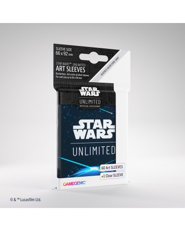 Sleeves Card Back Blue pour Star Wars Unlimited (60 + 1)