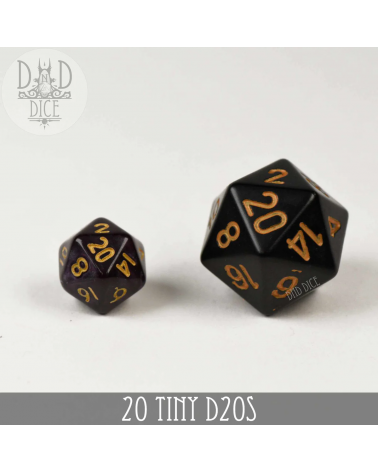 Set de 20 Tiny d20s