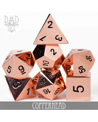 Set de dés Copperhead (Metal)