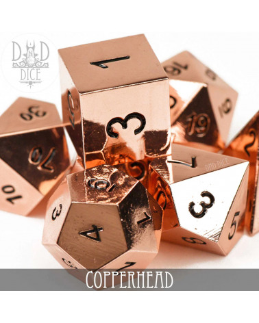 Set de dés Copperhead (Metal)