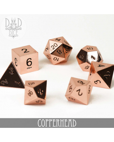 Set de dés Copperhead (Metal)