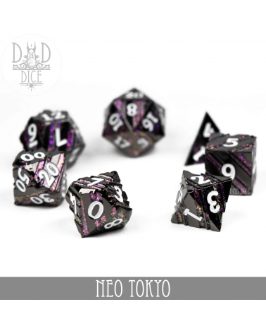 Set de dés Neo Tokyo (Metal)