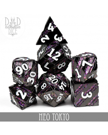 Set de dés Neo Tokyo (Metal)