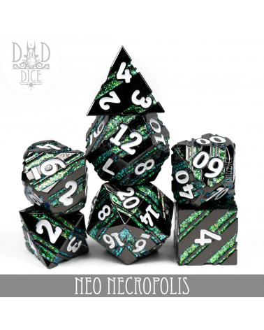 Set de dés Neo Necropolis (Metal)