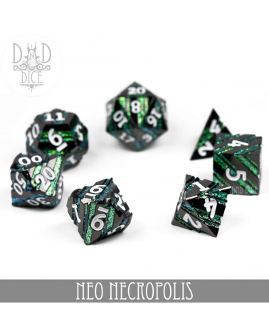 Set de dés Neo Necropolis (Metal)